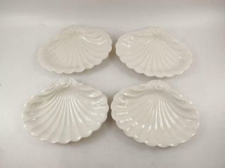 Vintage Spode Imp.  Clam Shell Shaped Plates/serving Platters 12 " (4)