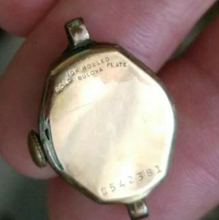 Vintage Bulova Ladies 10k Rolled Gold Plate Watch C4523