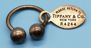 Vintage Tiffany & Co Sterling Silver Key Ring