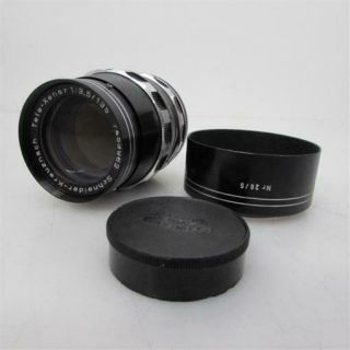 Vintage Schneider - Kreuznach Tele - Xenar 135mm F3.  5 Lens,  Cap,  Hood P/r