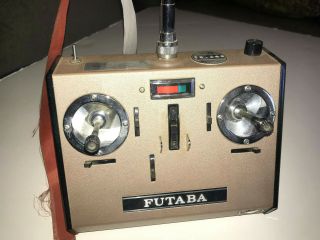 Vintage Futaba Rc Radio Control 3 Channel Transmitter Fp T3fn 3fn Charger Fbc2