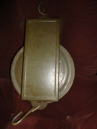 VINTAGE 1950 ' S HANSON HANGING DAIRY SCALE MODEL 60 MADE IN THE USA 7