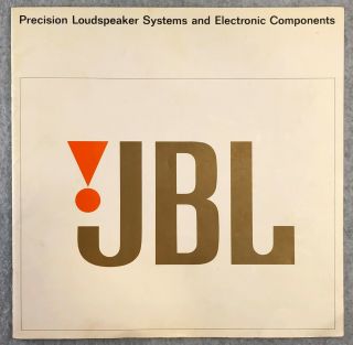 Vintage JBL (James B Lansing Sound) speaker catalogs & related ephemera 1967,  74 5