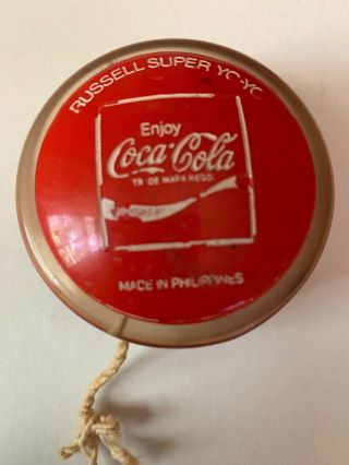 Vintage Russell Coca - Cola Yo - Yo Worn