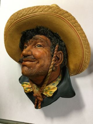 Vintage Bossons Chalkware Wall Plaque 
