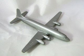 Dc - 7 United Mainliner Vintage Plastic Toy Airplane Cereal Premium Airlines