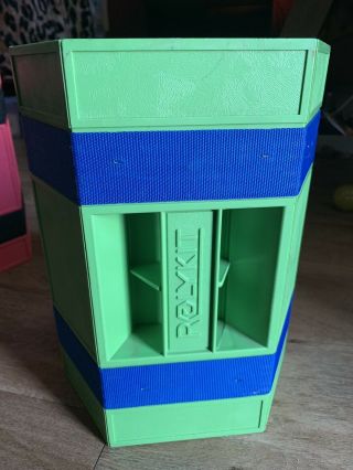 Vintage Rolykit Roll - Up Organizer Tote Green Storage Box