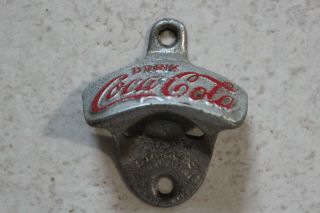 Vintage Wall Mount Coca - Cola Bottle Opener Starr X