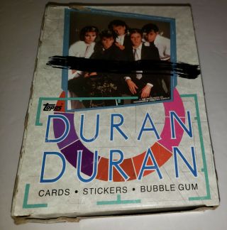 Duran Duran Topps 36 Packs 1985 Rare Vintage Cards