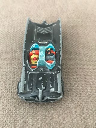 Vintage Corgi Juniors Whizzwheels Die Cast Batmobile With Figures
