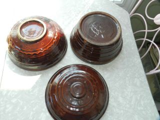 Vtg Mcm Marcrest Pottery Crock Casserole Lid & Bowl 3pc Daisy Dot Stoneware