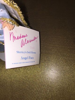 Rare Vintage Madame Alexander Angel Face Shirley’s Doll House 1990 MIB 5