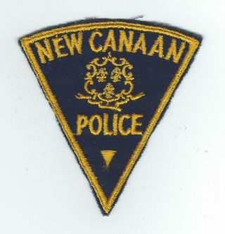 Vintage Canaan,  Connecticut Police (cheese Cloth Back) Patch