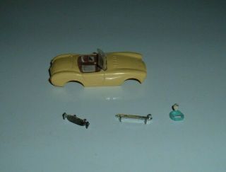 Vintage Aurora T - Jet Ac Cobra Slot Car Body - Yellow