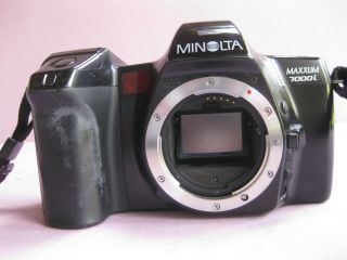 Vintage Minolta Maxxum 7000i Slr 35mm Camera Body Good