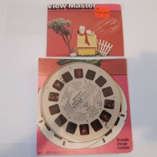 Vtg View - Master Snoopy And The Red Baron 1037 Complete 3 Reels W/ Package