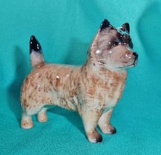 Vintage Beswick Hand Painted Porcelain Cairn Terrier Dog Figurine England Repair