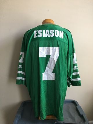 Vintage Starter Boomer Esiason York Jets Mens Jersey Shirt Size 54 Xxl