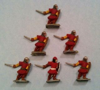 Vintage 25mm Heritage Custom Cast Chivalry Men At Arms