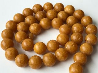 Vintage Butterscotch / Egg Yolk Baltic Amber Beads Necklace 61,  90 Gr