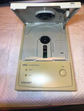 Vintage “flip Top”NEC 1992 CD - ROM Reader,  Model CDR - 25 2