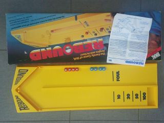 Vintage Ideal Games REBOUND Family / Kids Game Night Fun Shuffle Board Type Set 3
