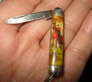 Vintage Miniature Pocket Knife Sheffield England Rcmp Canada