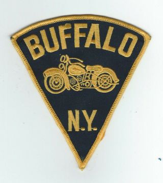 Vintage Buffalo,  York Police Motorcycle Unit Patch