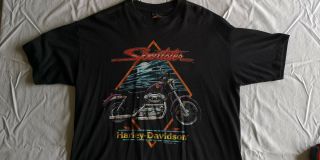 Vintage Harley Davidson Sportster Holoubek Xl Black T Shirt 37