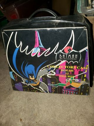 Vintage 1992 Batman The Animated Series Action Figure Collectors Case Tara Toy