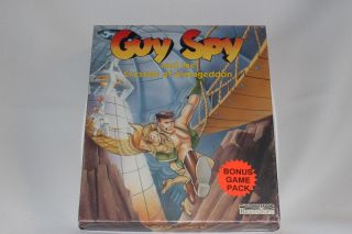 Guy Spy - Vintage Ibm Pc Game - 3.  5 Disks -