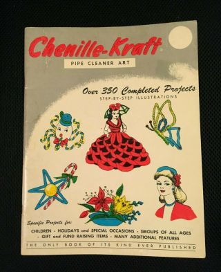 Vintage Chenille - Kraft Pipe Cleaner Art Instruction Book
