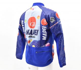 Vintage Sportful Mapei GP Winter Cyling Jacket Large Blue 2