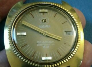 Vintage Roamer Searock electronic 612 quartz men ' s watch (AS - IS) 3