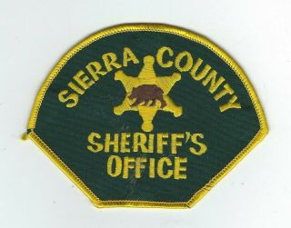 Vintage Sierra County,  California Sheriff 