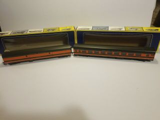 2 Vintage Ho Cars Ahm 1 Coach 85 Empire Builder And 1 Baggage Empire Builders