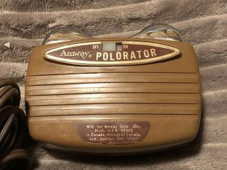Vintage Amway Model 100 Polorator Electric Handheld Neck Massager Perfect