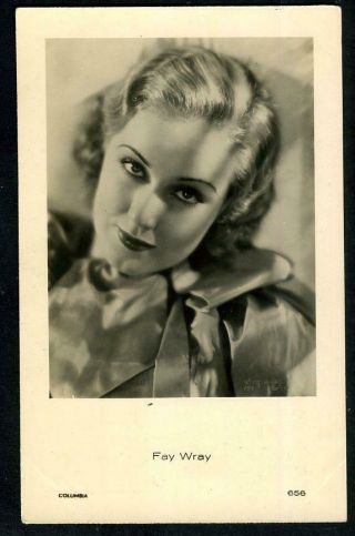 Vintage Fay Wray " King Kong Star " 1930 