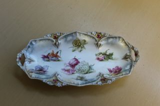 Vintage Rs Prussia Celery Dish - 9 5/8 " Long