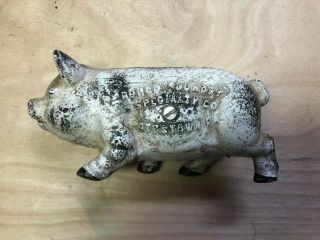 Cast Iron Norco Foundry,  Pottstown,  Pa,  Vintage Pig Coin Bank