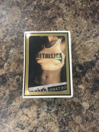 Vintage Metallica 1980s Deck Playing Cards Gemaco