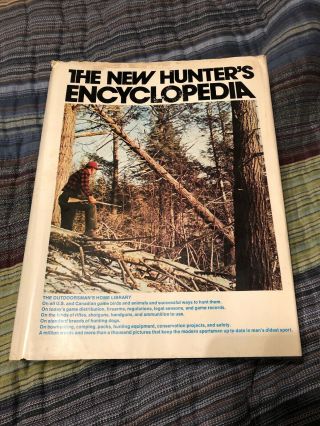 Vintage 1972 Edition The Hunters Encyclopedia Sports Wildlife North America