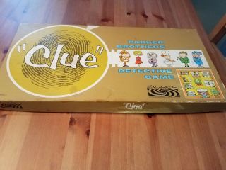 Clue 1963 Edition Complete Vintage Vtg Parker Brothers Board Game