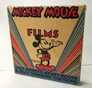 Vintage Walt Disney Mickey Mouse Silly Symphony Cartoons 8MM Film Micky ' s Rival 2