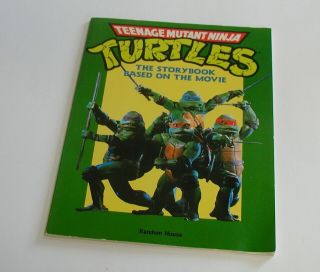 Vintage Book 1990 Teenage Mutant Ninja Turtles The Storybook Based On The Movie