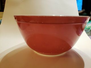 Vintage Pyrex Red Mixing Bowl 402 1½ Qt.  Primary Colors Nesting Bowl