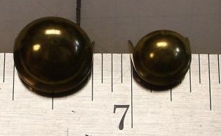 Vintage Standard Rivet Co.  Solid Brass Round Spots For Leather