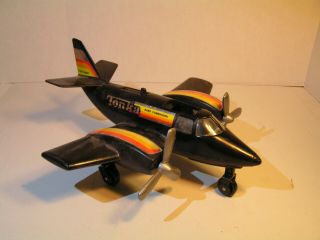 Vintage Tonka 1979 Hand Commander Turbo Prop Airplane Toy Landing Gear - Black 2