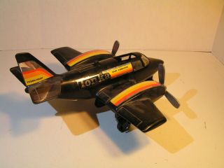 Vintage Tonka 1979 Hand Commander Turbo Prop Airplane Toy Landing Gear - Black 3