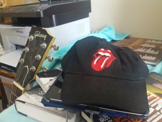 Rolling Stones Baseball Cap Voodoo Lounge Black 1994 Tour Hat Snapback Vintage